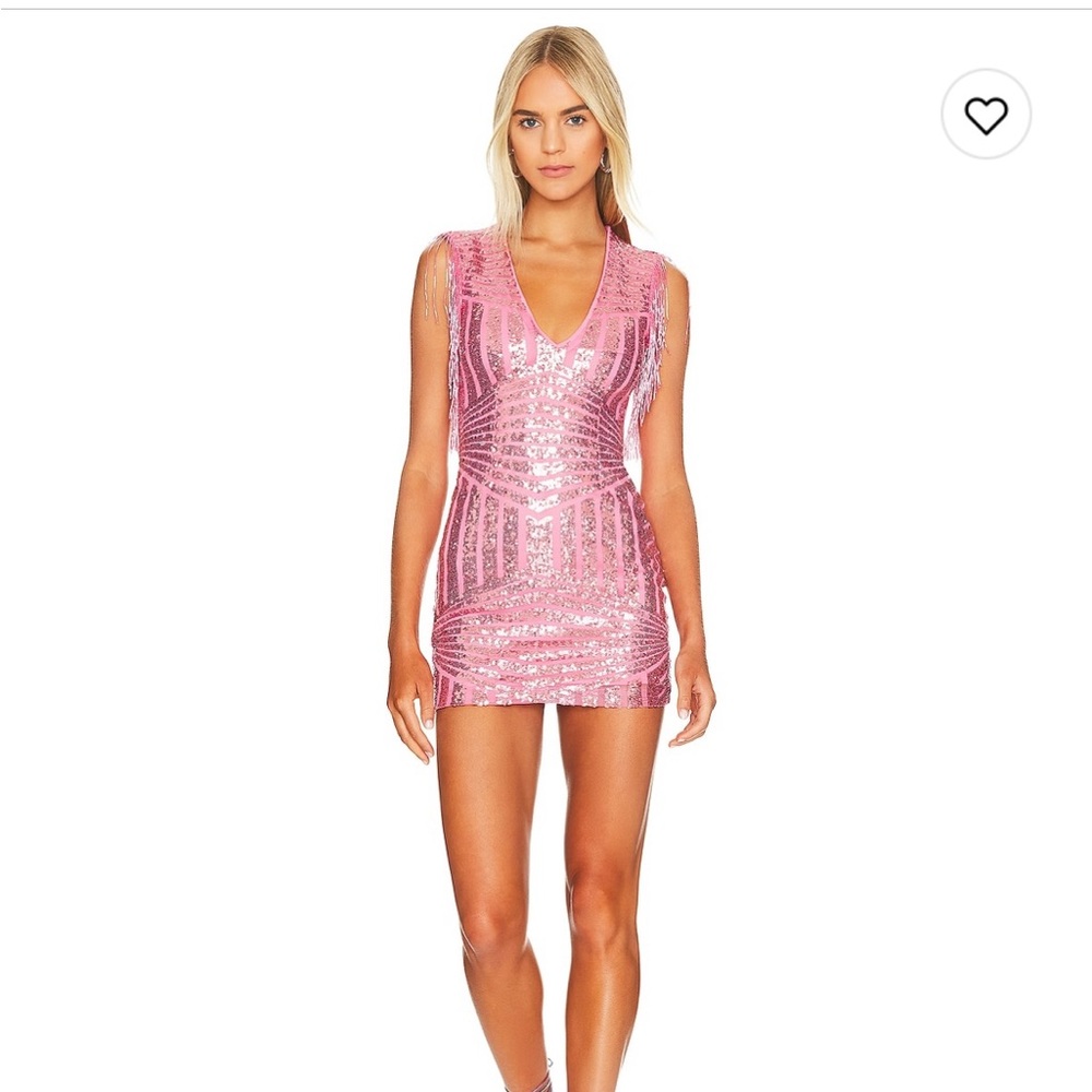 Carly Fringe Mini Dress Superdown XS